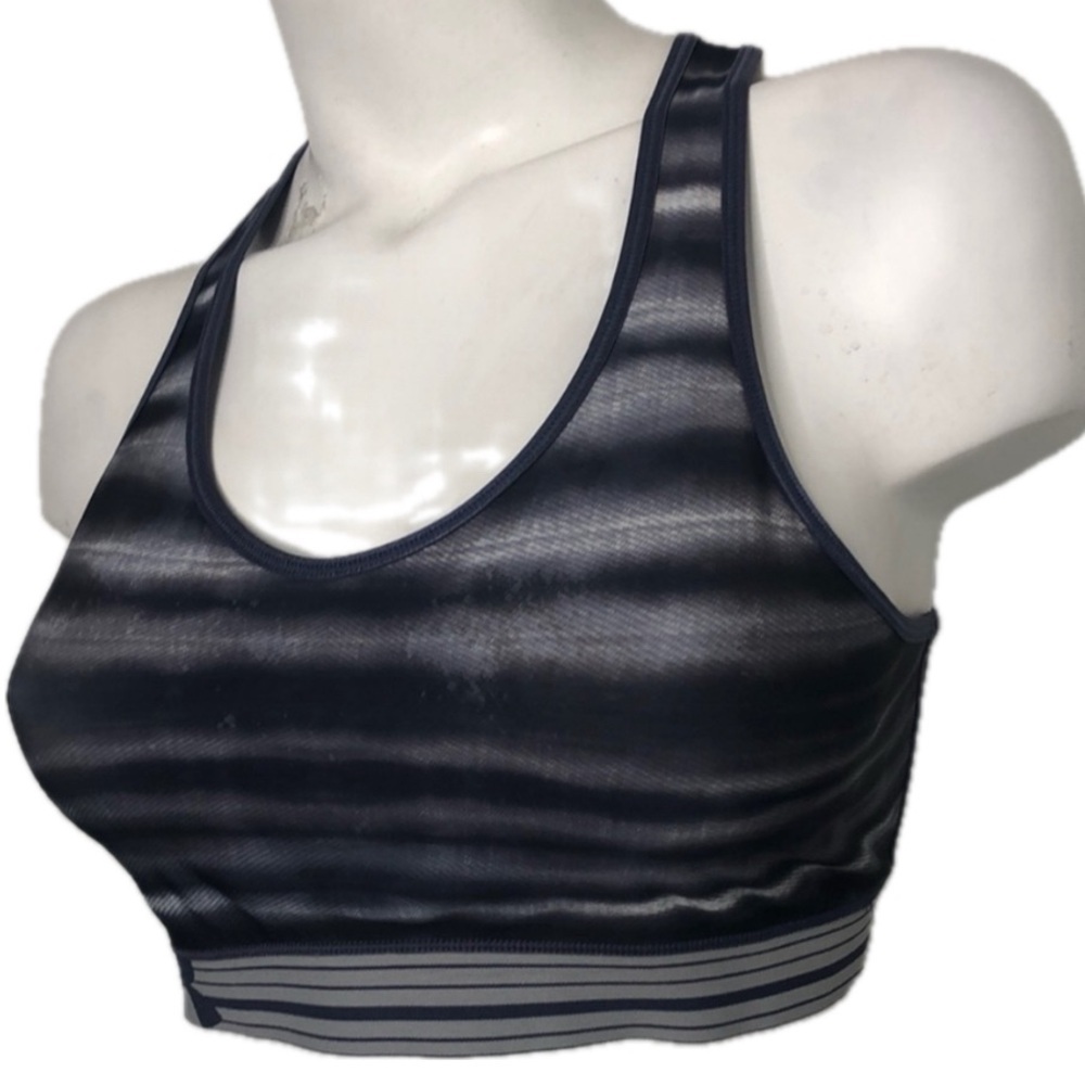 Under Armour Grey Ombré Logo Sports Tank Top Bra Size Sz M /Medium‎